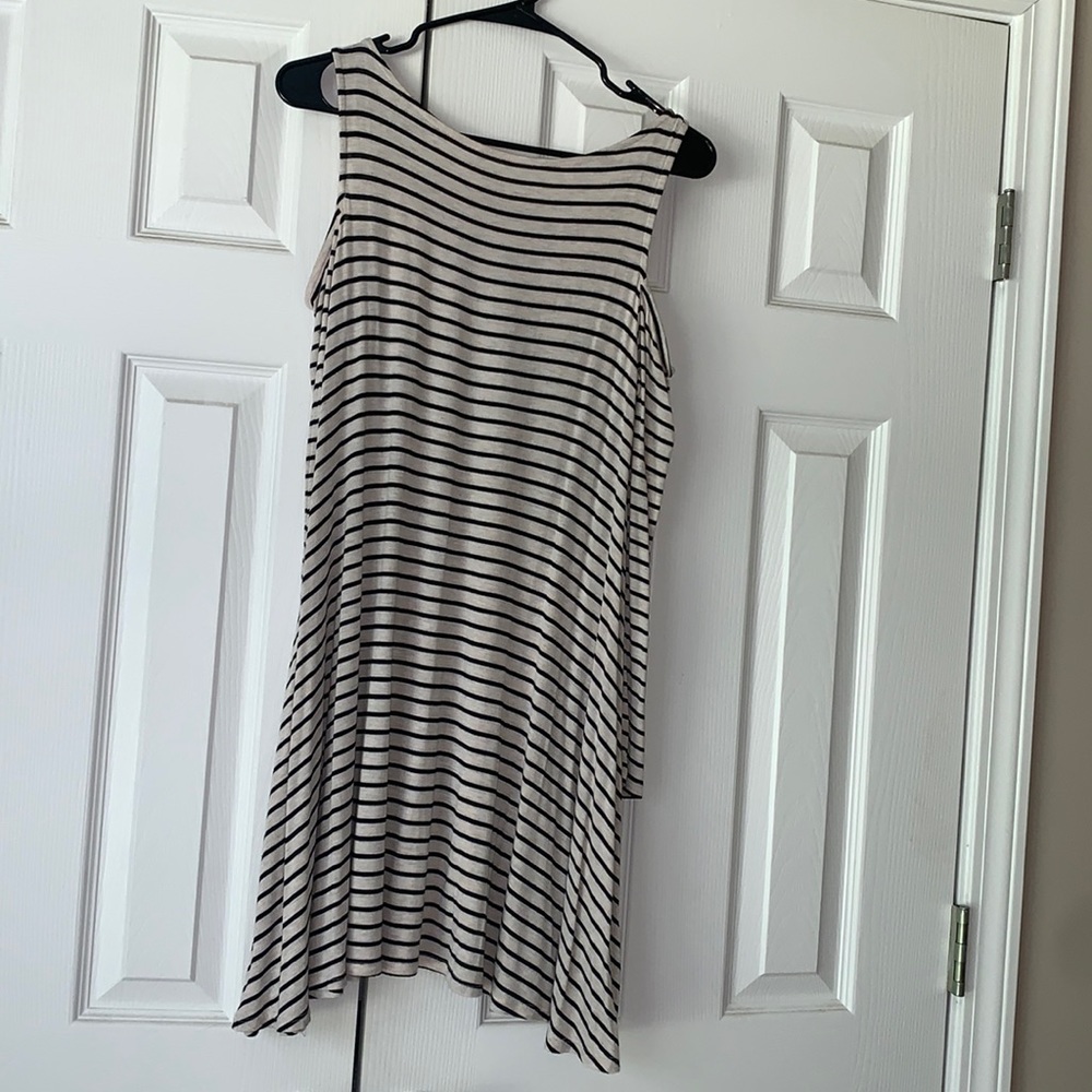 Altar’d State Black & White Striped Dress - Women’s size Small
